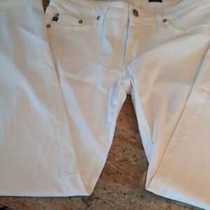 AG Adriano Goldschmied White Skinny Stretch Jeans